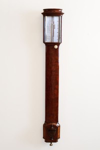 Olde Time Georgian Bow Front Stick Barometer by Stott, Dumfries